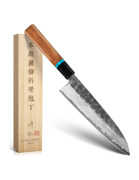 Cuchillo de Chef Japonés KAWAHIRO KH-6601 21cm Forjado VG10