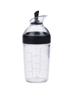 OXO Good Grips Agitador de Aderezo y Prensa de Ajo - Negro 2