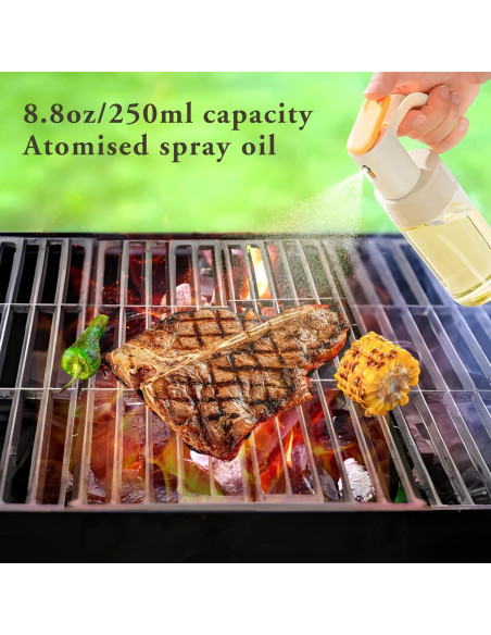 Botella de Spray de Aceite de Oliva Setron 250ml Vidrio