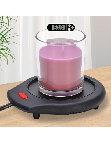 Calentador de Velas ASAWASA 17W Negro para Tarros Grandes