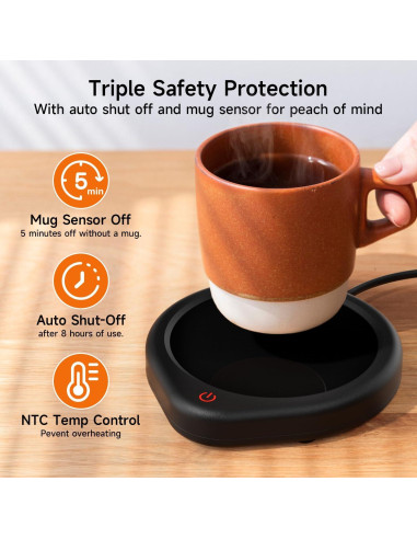 Calentador de Tazas Eléctrico Oracer 20W con Apagado Automático