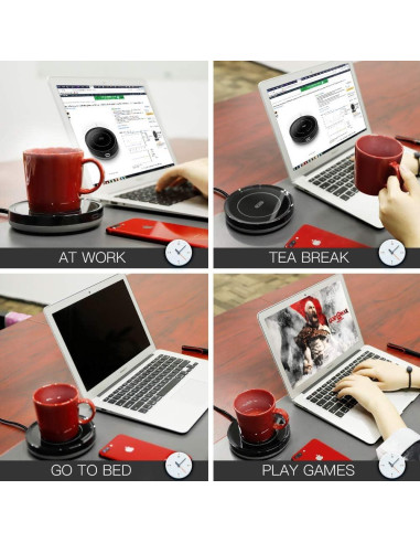 Calentador de café inteligente BESTINNKITS 19W Negro