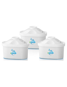 Cartucho de Reemplazo EHM para Jarra de Agua Alcalina - 3 Unidades