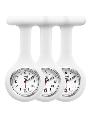 Juego de 3 Relojes de Enfermera Fob Alladaga Silicona