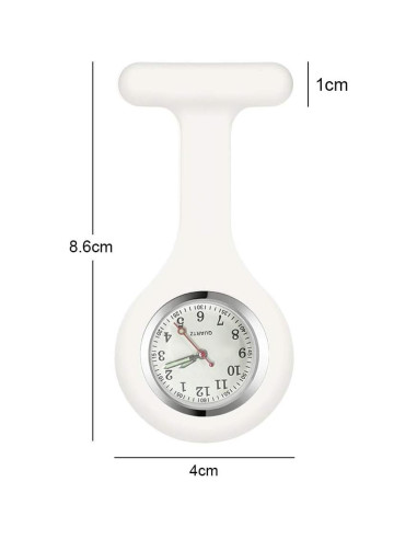 Juego de 3 Relojes de Enfermera Fob Alladaga Silicona