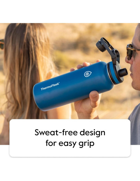 Botellas de Agua Aisladas ThermoFlask 710 ml 2-Pack Acero Inoxidable