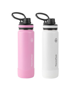 Juego de 2 Botellas de Agua ThermoFlask 710 ml Aisladas Doble Pared