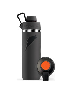 Botella de Agua Reutilizable Gatorade Overtime 650ml Acero Gris