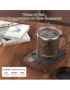 Calentador de Tazas Eléctrico Felibeaco 36W con Temporizador 2