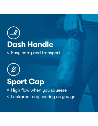 Botella Polar Nimbus 24oz Aislada Azul Luz de Luna