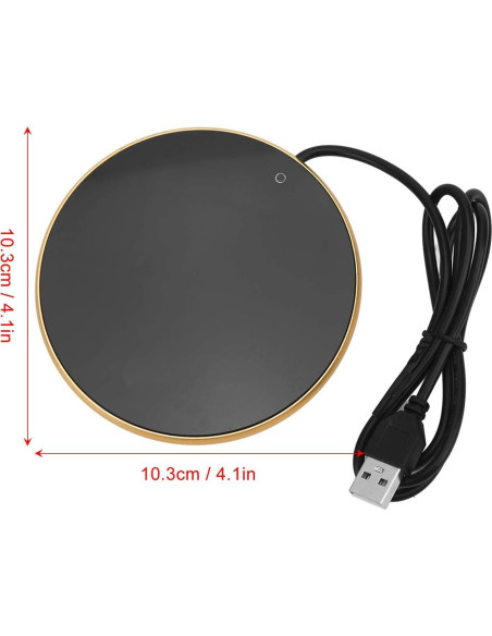 Calentador de Tazas USB LiebeWH 55C Apagado Automático Vidrio