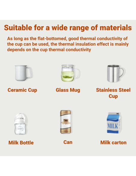 Calentador de Tazas USB LiebeWH 55C Apagado Automático Vidrio