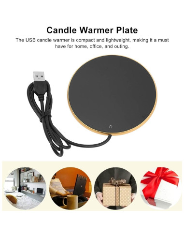 Calentador de Tazas USB LiebeWH 55C Apagado Automático Vidrio