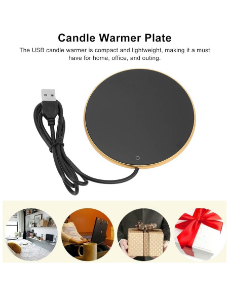 Calentador de Tazas USB LiebeWH 55C Apagado Automático Vidrio