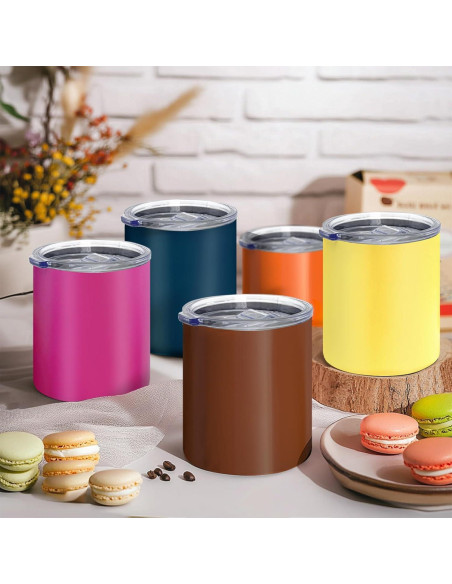 Juego de 16 Tazas de Café Aisladas YOUKE OLA 12oz Multicolor