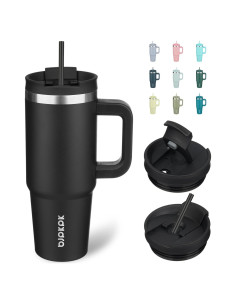 Vaso Térmico BJPKPK de Acero Inoxidable 30oz con Asa y Tapa