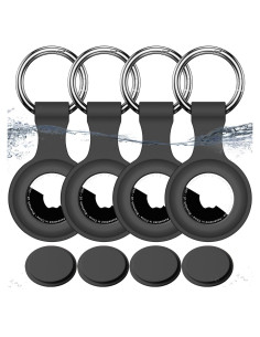 Paquete de 4 Fundas Impermeables para Apple AirTag Mucuty