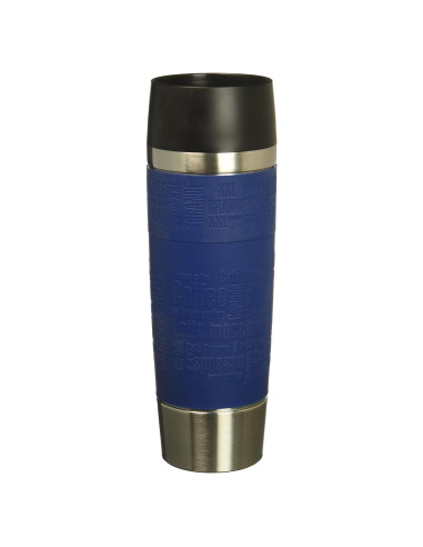 Taza de Viaje Emsa 500ml Azul - Termo Aislado 100% Hermético