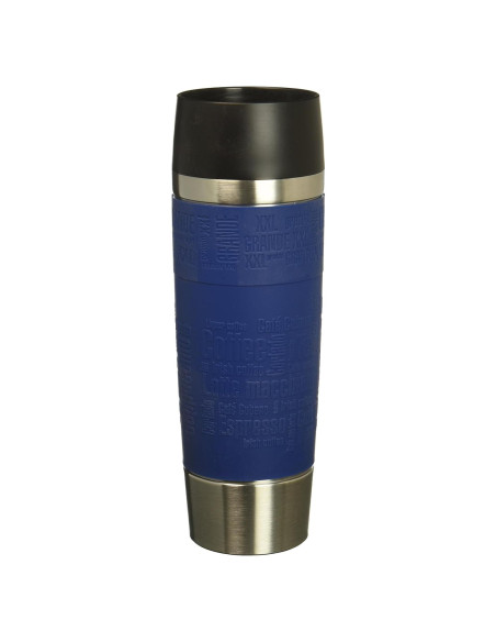 Taza de Viaje Emsa 500ml Azul - Termo Aislado 100% Hermético