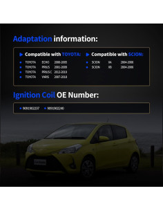 Bobina de Encendido OXCANO UF316 Compatible con Toyota y Scion 2