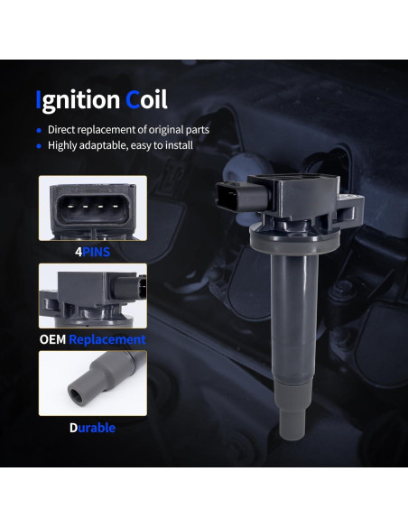 Bobina de Encendido OXCANO UF316 Compatible con Toyota y Scion
