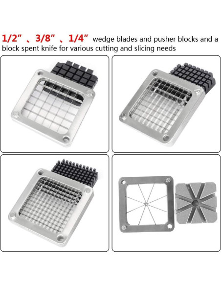 Cortador de Verduras ROVSUN FC-1 Manual con 4 Cuchillas