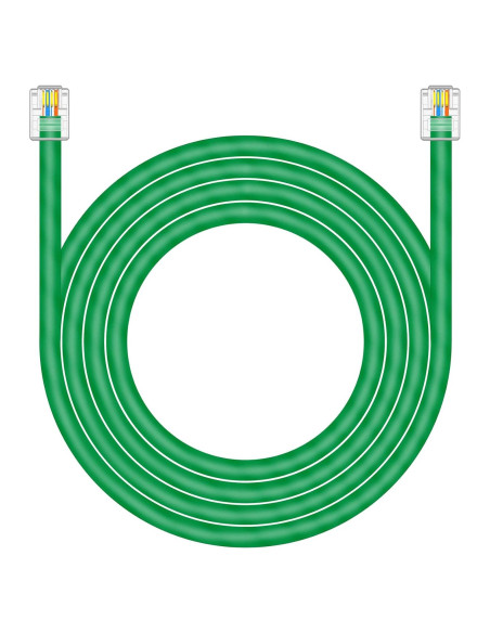 Cable de Datos RJ11 DSL NECABLES 7.62m Alta Velocidad CAT5E