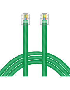 Cable de Datos RJ11 DSL NECABLES 7.62m Alta Velocidad CAT5E 2