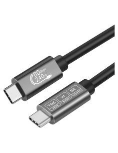 Cable Thunderbolt 5 Connbull 1.0m 80Gbps 240W 16K/8K
