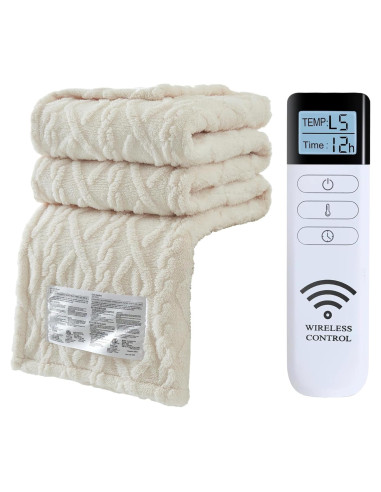 Manta Calefactora XINIUSLEEP 127x152cm 5 Niveles Beige