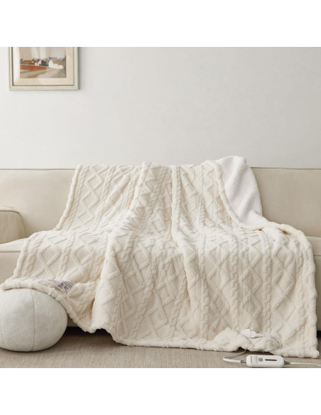 Manta Calefactora XINIUSLEEP 127x152cm 5 Niveles Beige