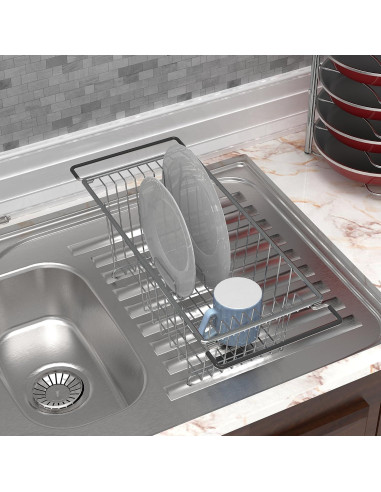 Escurridor de Platos Acero Inoxidable Simple Houseware 53 cm