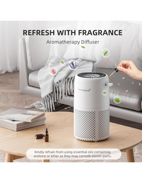 Purificador de Aire AromaRoom AP103-A HEPA H13 para Casa