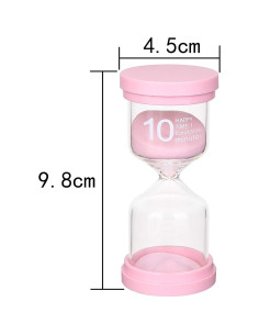 Relojes de Arena Toirxarn 4 Piezas Multicolor para Niños 2