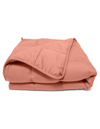 Manta Pesada de Algodón Superior 104x152 cm Rosa Oriental