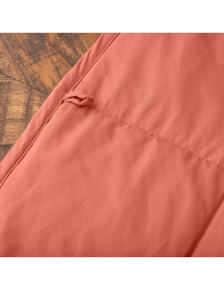 Manta Pesada de Algodón Superior 104x152 cm Rosa Oriental