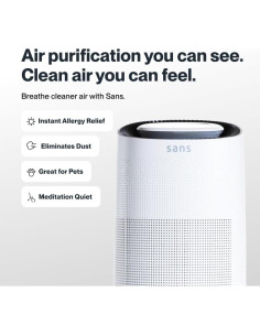 Purificador de aire SANS HEPA 13 Blanco 145.6 m Ultra Silencioso 2