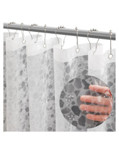 Cortina de Ducha Ga-Geetopia EVA Transparente 3D 180x180 cm