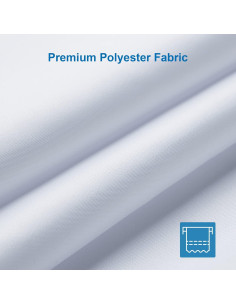 Forro de Ducha Impermeable Amazer 120G Blanco 182.88x182.88cm 2