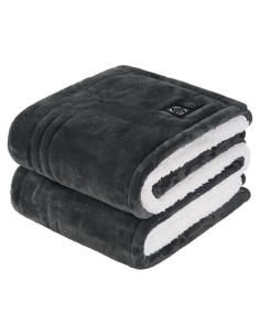 Manta Térmica Sealy 127x152 cm Reversible Franela Sherpa