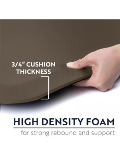 KANGAROO Alfombrilla Ergonómica Antifatiga 70x24 cm Capuchino 2