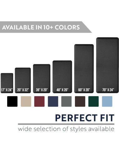 KANGAROO Alfombrilla Ergonómica Antifatiga 70x24 cm Capuchino