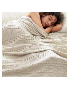 Manta Waffle Refrigerante PHF Queen 228.6x228.6cm Suave