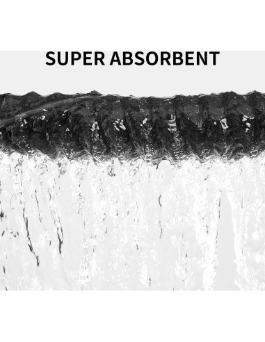 Juego de Toallas de Baño Extra Grande NALIVO 6 Piezas Gris