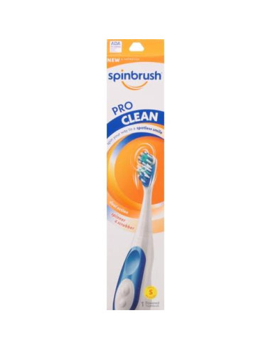 Cepillo de dientes eléctrico Spinbrush PRO CLEAN cerdas suaves