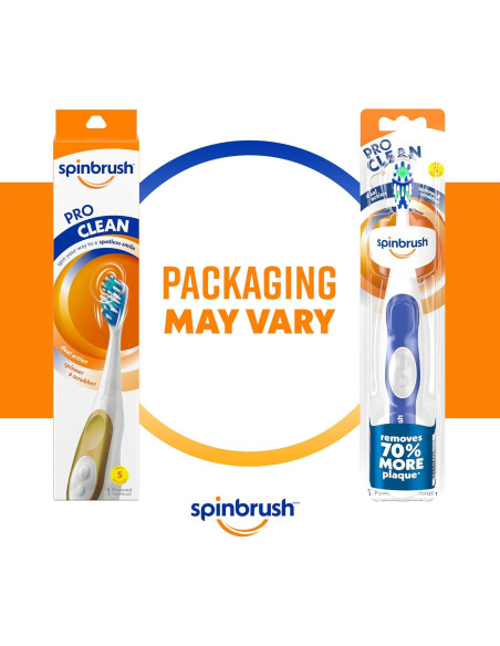 Cepillo de dientes eléctrico Spinbrush PRO CLEAN cerdas suaves