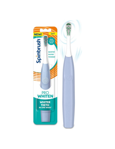 Cepillo de Dientes Eléctrico Spinbrush PRO BLANQUEO Azul Claro