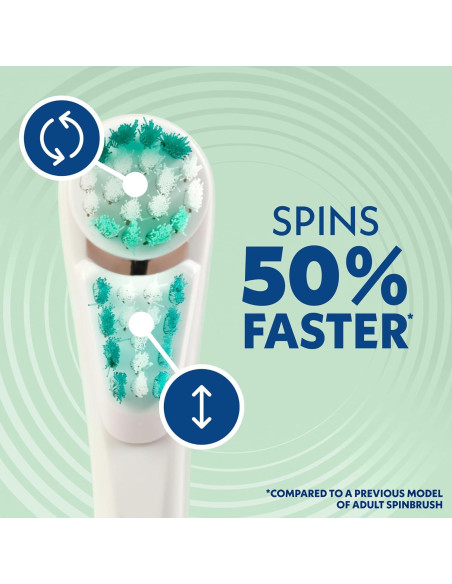 Cepillo de Dientes Eléctrico Spinbrush PRO BLANQUEO Azul Claro