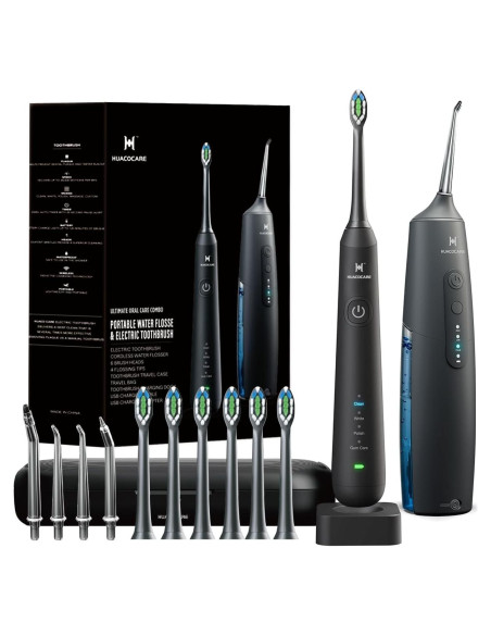 Kit de Limpieza Oral HUACO CARE H3 PLUS - Irrigador y Cepillo Eléctrico