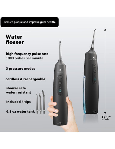 Kit de Limpieza Oral HUACO CARE H3 PLUS - Irrigador y Cepillo Eléctrico